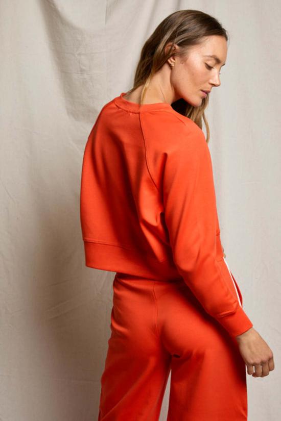  퍼펙트 화이트 티 스웨터 넬 트래블 래글런 스웨트셔츠 - PERFECT WHITE TEE