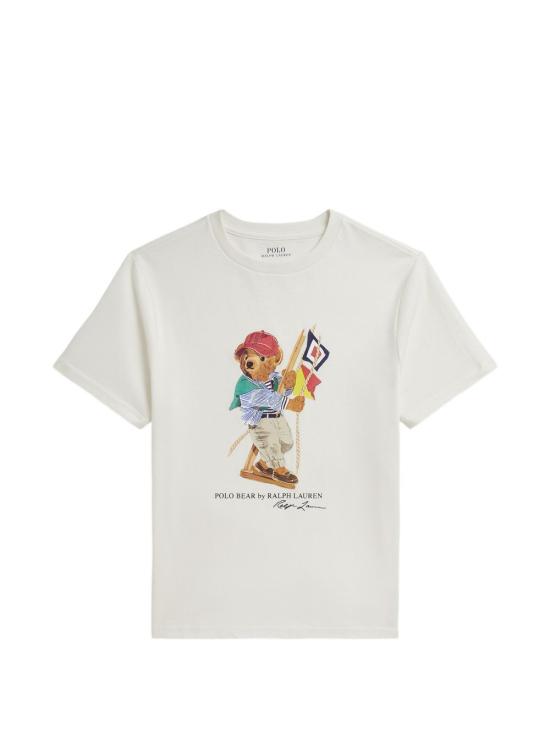 26SS [키즈] 폴로 랄프로렌 티셔츠 323A12428 001 White