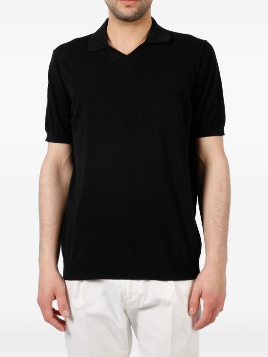 26SS 드루모어 폴로 티셔츠 D0GN146 690 Black - DRUMOHR