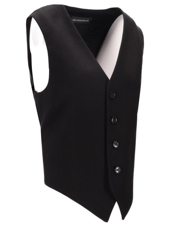 26FW 앤 드뮐미스터 코트 B0013555FA696 099 BLACK - ANN DEMEULEMEESTER