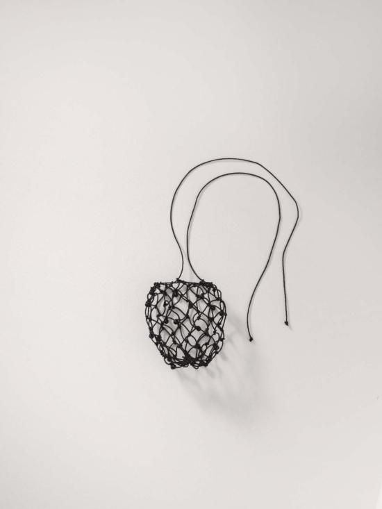  Marcela 모자 마르셀라 비즈 장식 시뇽 네트 블랙 오닉스 - OTHER BRANDS