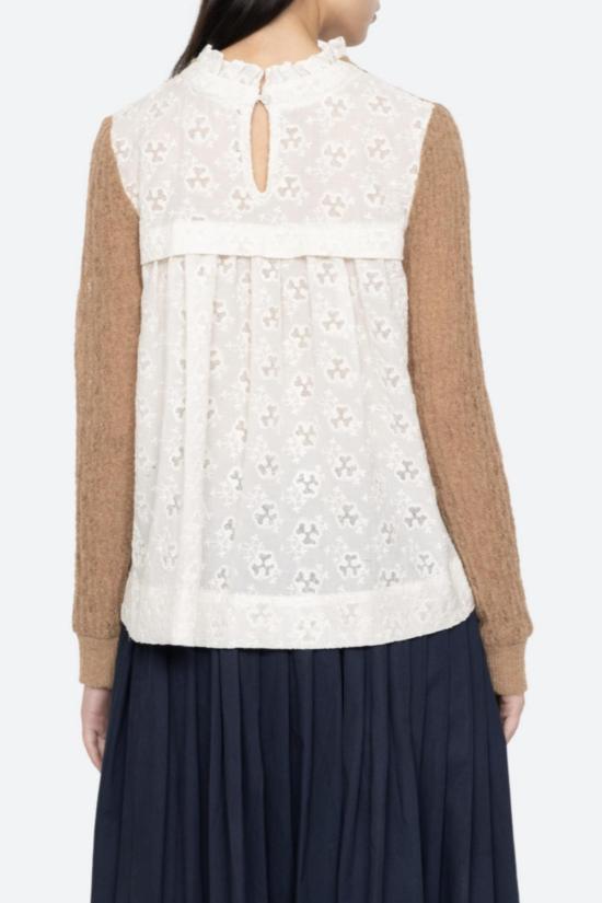  씨뉴욕 스웨터 Sea Ny Teagan 니트  카멜 - SEA NY