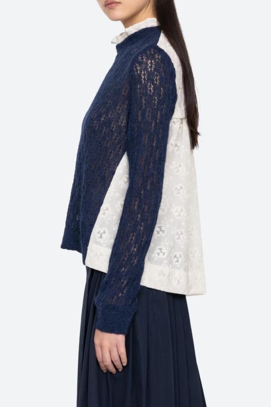  씨뉴욕 스웨터 Sea Ny Teagan 니트  네이비 - SEA NY