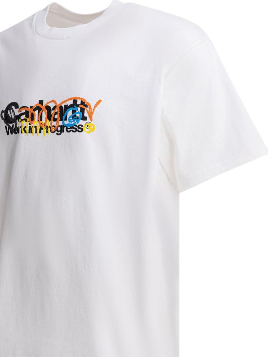 26SS 칼하트 WIP 반팔 티셔츠 I03623802XX WHITE - CARHARTT WIP