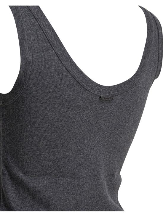 26SS 브루넬로 쿠치넬리 반팔 티셔츠 M0TC8FX210CV563 GREY - BRUNELLO CUCINELLI