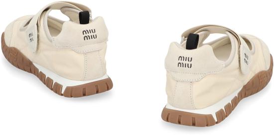  미우미우 플랫 슈즈 5F416EF005D7C F0304 WHITE - MIU MIU