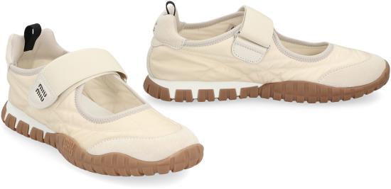  미우미우 플랫 슈즈 5F416EF005D7C F0304 WHITE - MIU MIU