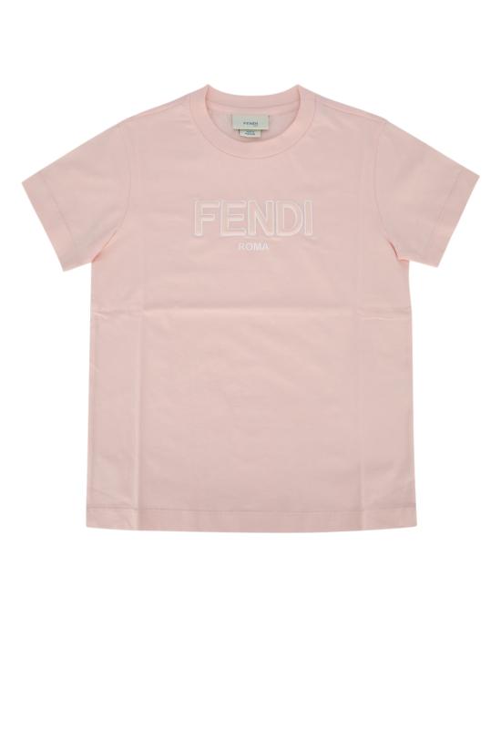 26SS [키즈] 펜디 티셔츠 JUI2027AJ F1UL9 ROSAPEONY