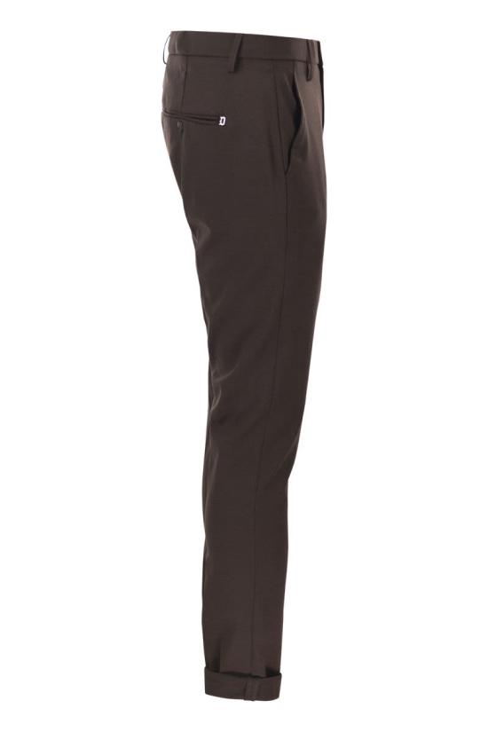 25FW 돈답 스트레이트 팬츠 UP235OS0120U002ODU 789 BROWN - DONDUP