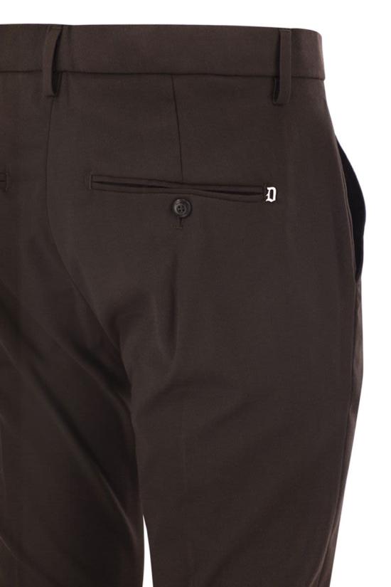 25FW 돈답 스트레이트 팬츠 UP235OS0120U002ODU 789 BROWN - DONDUP