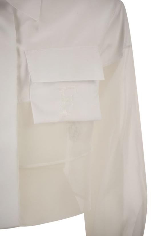 26SS 엘리자베타프랜치 셔츠 CA11861E2 360 IVORY - ELISABETTA FRANCHI