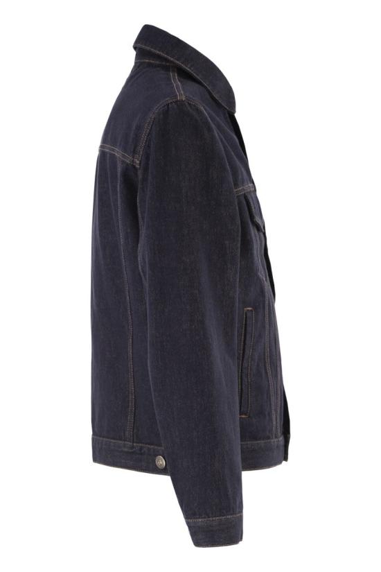 25FW 브루넬로 쿠치넬리 노 페이드 데님 4포켓 블루종 M233P6909 C9014 DARK DENIM - BRUNELLO CUCINELLI