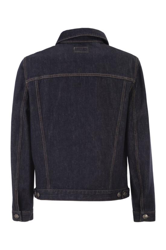 25FW 브루넬로 쿠치넬리 노 페이드 데님 4포켓 블루종 M233P6909 C9014 DARK DENIM - BRUNELLO CUCINELLI