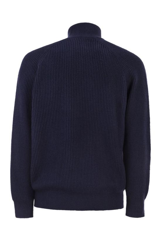 25FW 브루넬로 쿠치넬리 스웨터 MNI708616 C2425 NAVY - BRUNELLO CUCINELLI