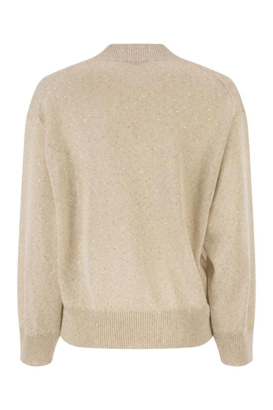 26SS 브루넬로 쿠치넬리 스웨터 MDT746412 C8925 BEIGE - BRUNELLO CUCINELLI