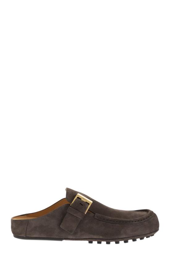 26SS 토즈 스웨이드 뮬 로퍼 XXW58L0JZ00RE0S808 DARK BROWN