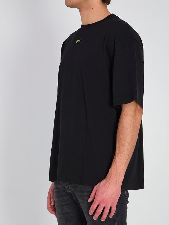 26SS 오프화이트 반팔 티셔츠 OMAA120S26JER002 0001 BLACK - OFF WHITE