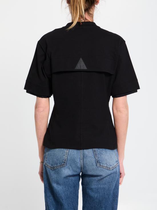 26SS 몽클레어 반팔 티셔츠 L10988C000989AW1 999 BLACK - MONCLER