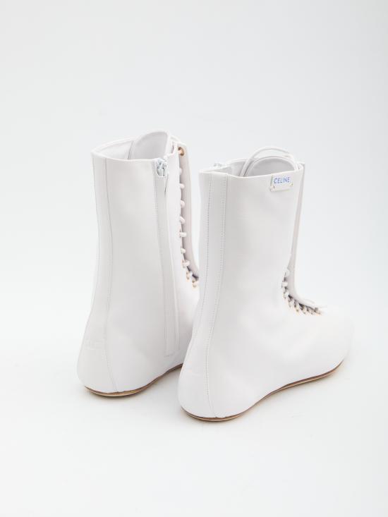 26SS 셀린느 발레 하이 레이스업 부츠 366535272C OOIA WHITE - CELINE
