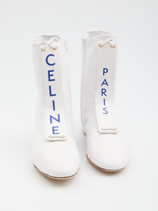 26SS 셀린느 발레 하이 레이스업 부츠 366535272C OOIA WHITE - CELINE