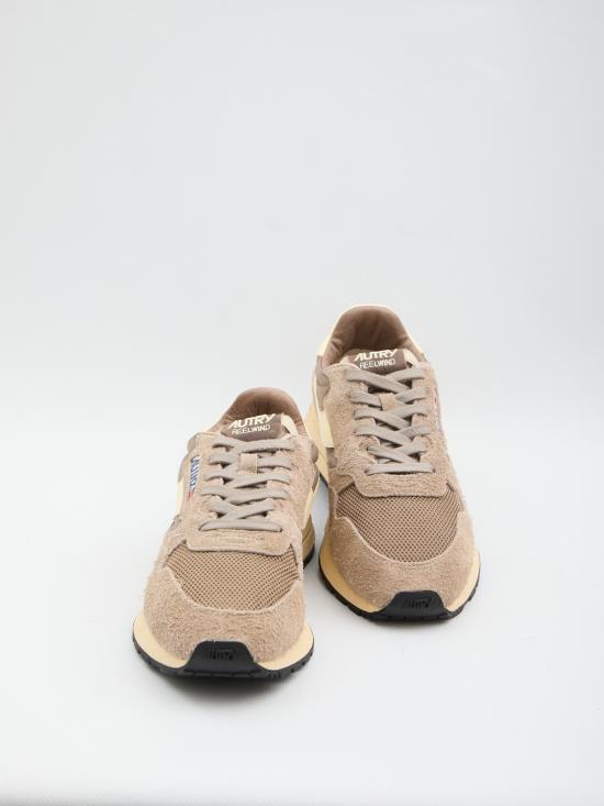 26SS 오트리 릴윈드 로우 나일론 스웨이드 스니커즈 WWLMWUT 43 BEIGE - AUTRY