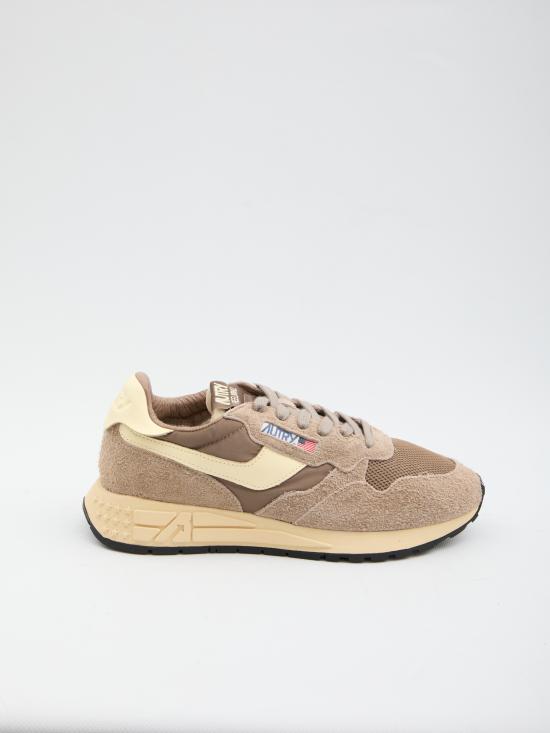 26SS 오트리 릴윈드 로우 나일론 스웨이드 스니커즈 WWLMWUT 43 BEIGE