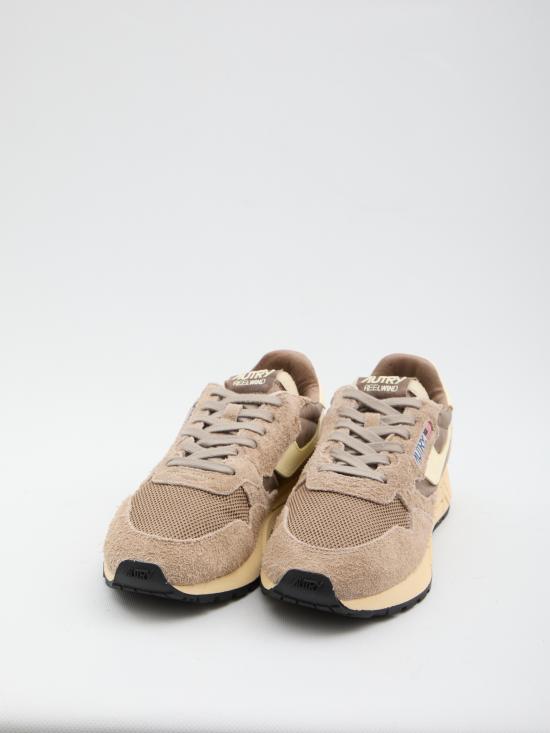 26SS 오트리 릴윈드 로우 나일론 스웨이드 스니커즈 WWLMWUT 43 BEIGE - AUTRY