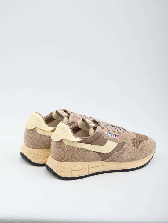 26SS 오트리 릴윈드 로우 나일론 스웨이드 스니커즈 WWLMWUT 43 BEIGE - AUTRY