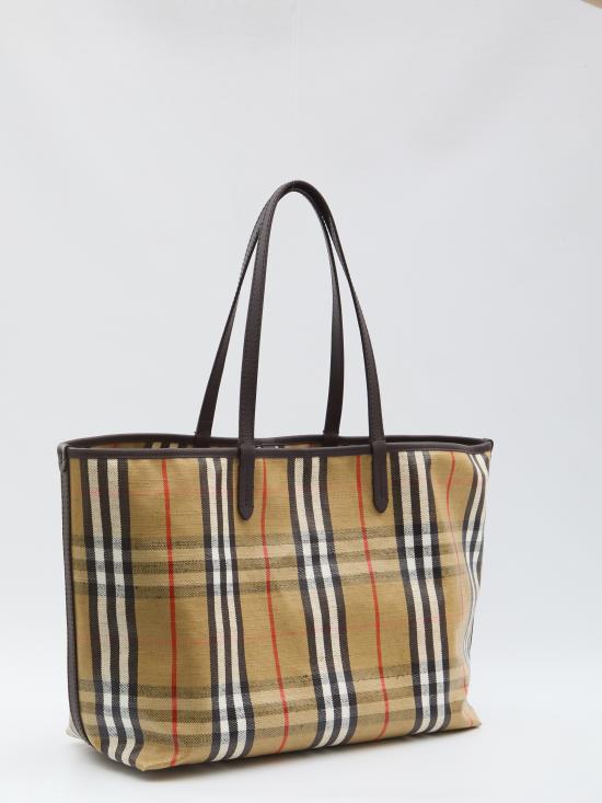 26SS 버버리 하이랜드 미디움 토트백 8112222 B9368 BEIGE - BURBERRY