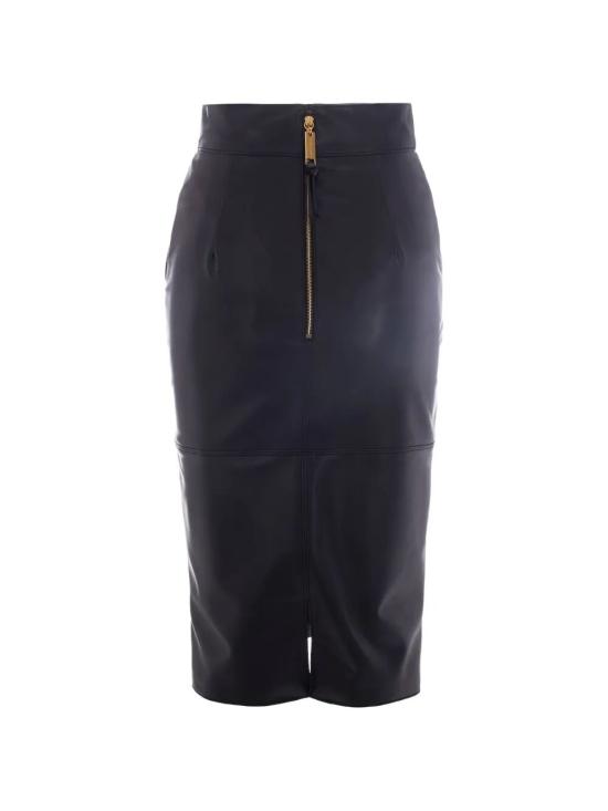 26SS 엘리자베타프랜치 미디 스커트 GO16361E2 110 BLACK - ELISABETTA FRANCHI