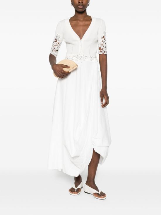 26SS 에르마노 설비노 스웨터 D485N317APCTZSQ10602 WHITE - ERMANNO SCERVINO