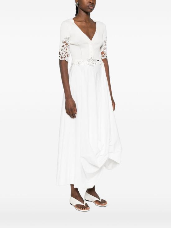 26SS 에르마노 설비노 스웨터 D485N317APCTZSQ10602 WHITE - ERMANNO SCERVINO