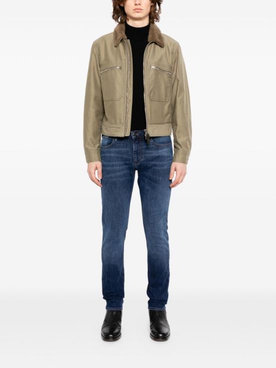 26SS 엠포리오 아르마니 스트레이트 팬츠 EM000121AF22800MB002 BLUE - EMPORIO ARMANI