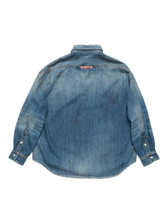 26SS 아크네 스튜디오 긴팔 셔츠 CB0124863 BLUE - ACNE STUDIOS