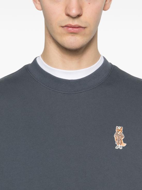 26SS 메종키츠네 스웨터 QM00309KM03410422 BLUE - MAISON KITSUNE