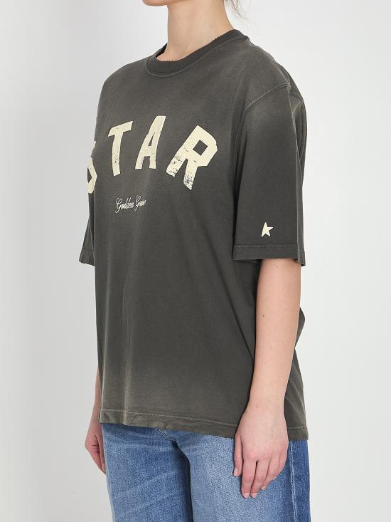 26SS 골든구스 반팔 티셔츠 GUP01873P00241960666 GREY - GOLDEN GOOSE