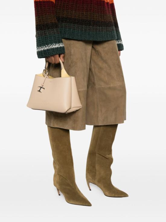 26SS 토즈 마이크로 토트백 XBWAPAEL000QRI4L63 MARRONE CHIARO - TODS