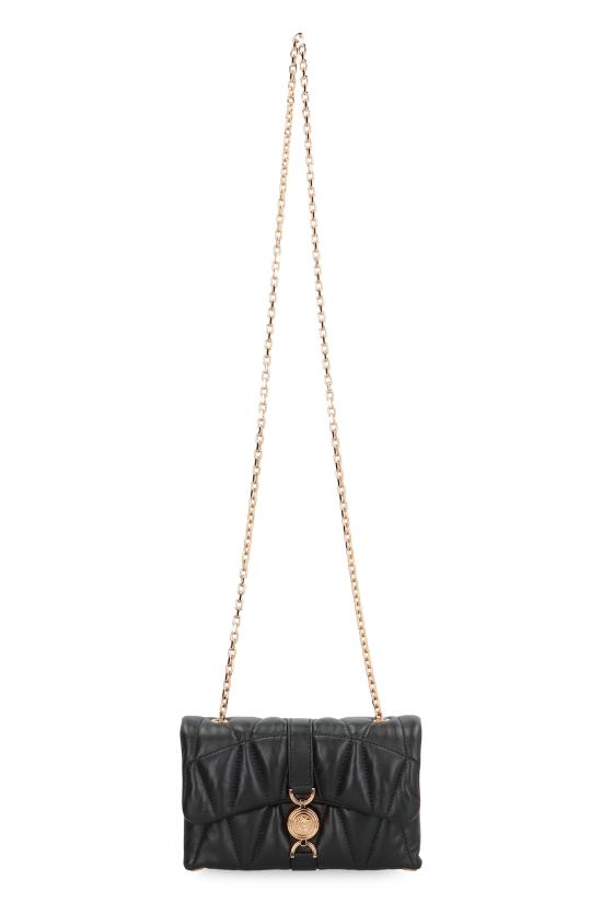 26SS 베르사체 클레이오 퀼티드 나파 미니백 10177401A129751B00V BLACK - VERSACE