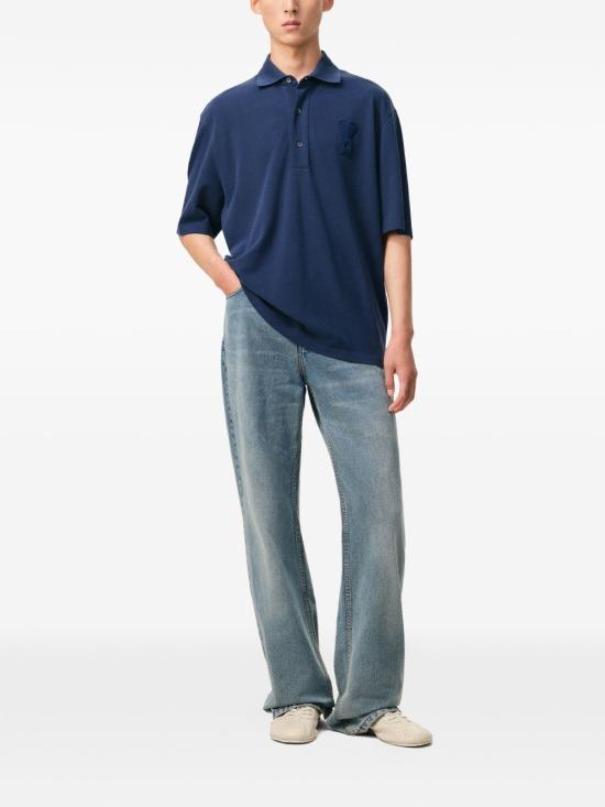 26SS 아미 반팔 티셔츠 UPL428JE0221A021 BLUE - AMI