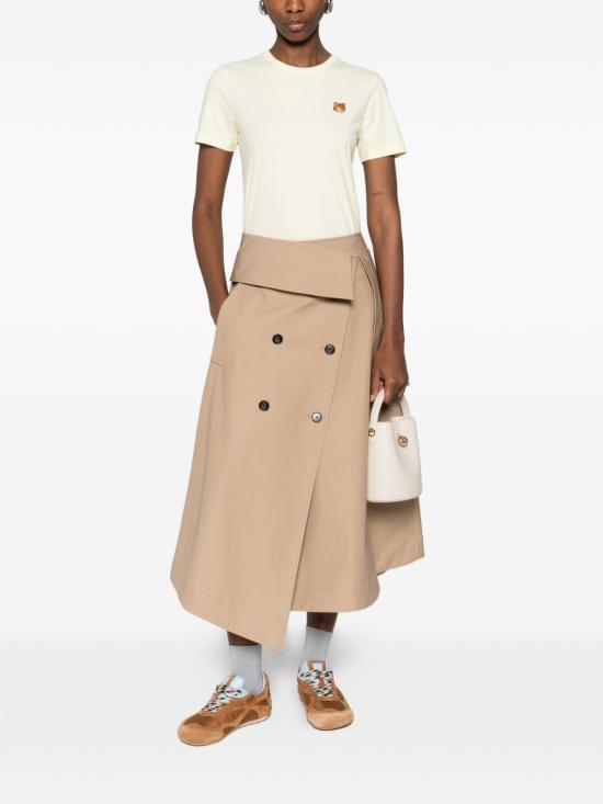 26SS 메종키츠네 반팔 티셔츠 PW00113KJ70260424 YELLOW - MAISON KITSUNE