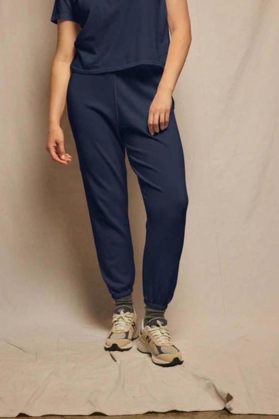  이퀘이션 스트레이트 팬츠 방정식 조니 스웨트팬츠 네이비 - EQUATION