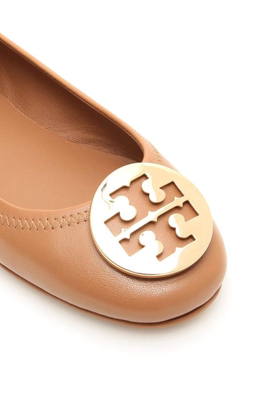  토리버치 플랫 슈즈 토리 버치 발레 플랫 브라운 - TORY BURCH
