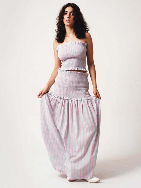  IKKIVI 롱 스커트 이키비 레이아 스커트 - OTHER BRANDS