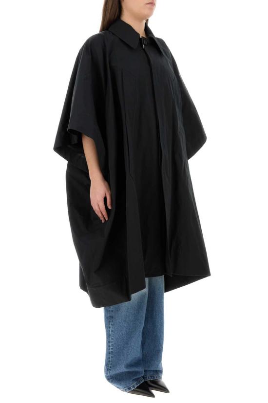  MM6 메종마르지엘라 코트 Mm6 메종 마르지엘라 코튼 오버 블랙 - MM6 MAISON MARGIELA