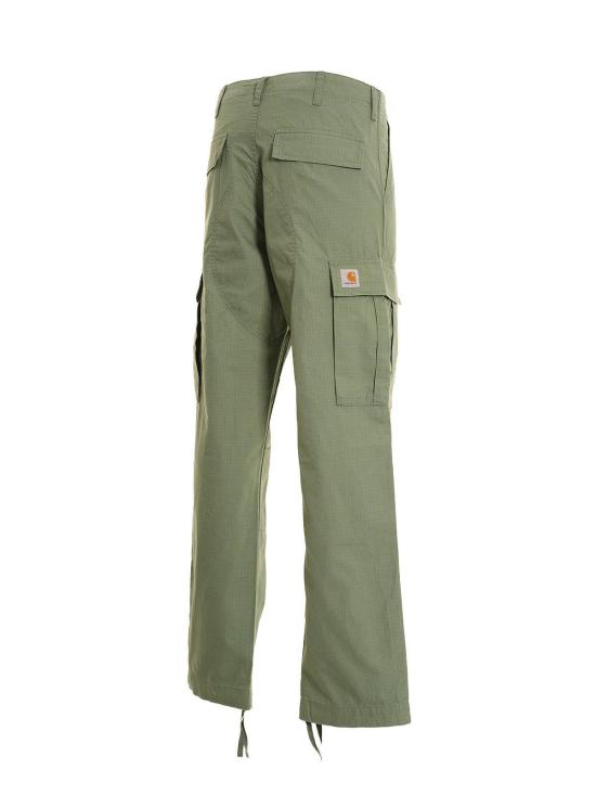  칼하트 스트레이트 팬츠 카하트 로고 패치 스트레이트 레그  (녹색) - CARHARTT
