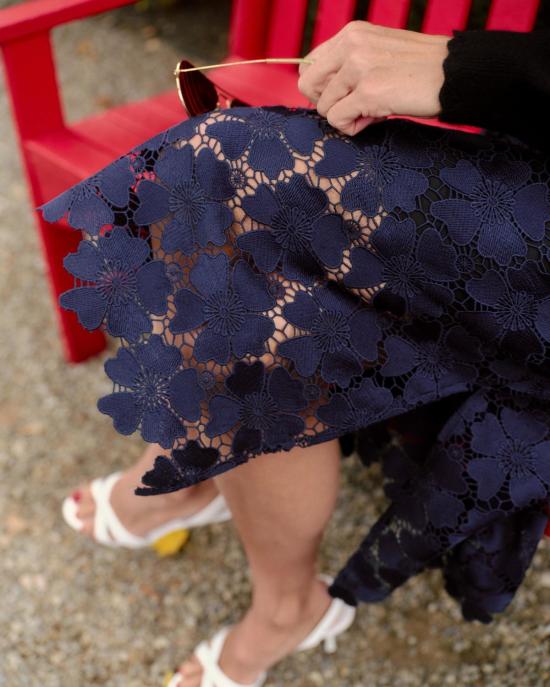  카르톨리나 미디 스커트 멀베리 - CARTOLINA