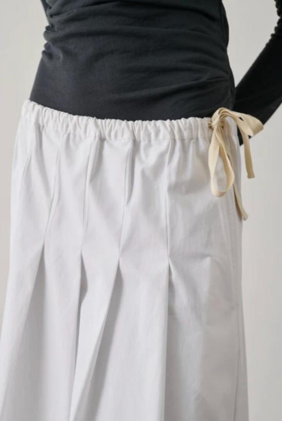  쉐르 롱 스커트 수르 아말리아  블랑 - SOEUR