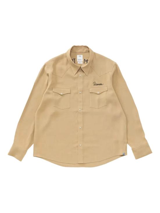  비즈빔 긴팔 셔츠 0124205011011 BEIGE DOM