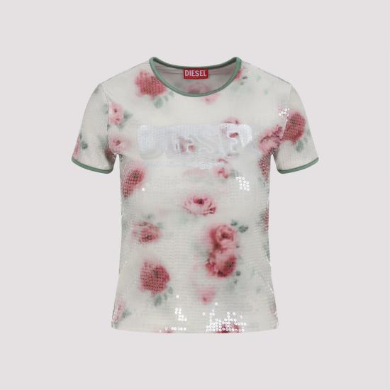 26SS 디젤 반팔 티셔츠 A20062 0QVCT 100A MEDIUM WHITE - DIESEL