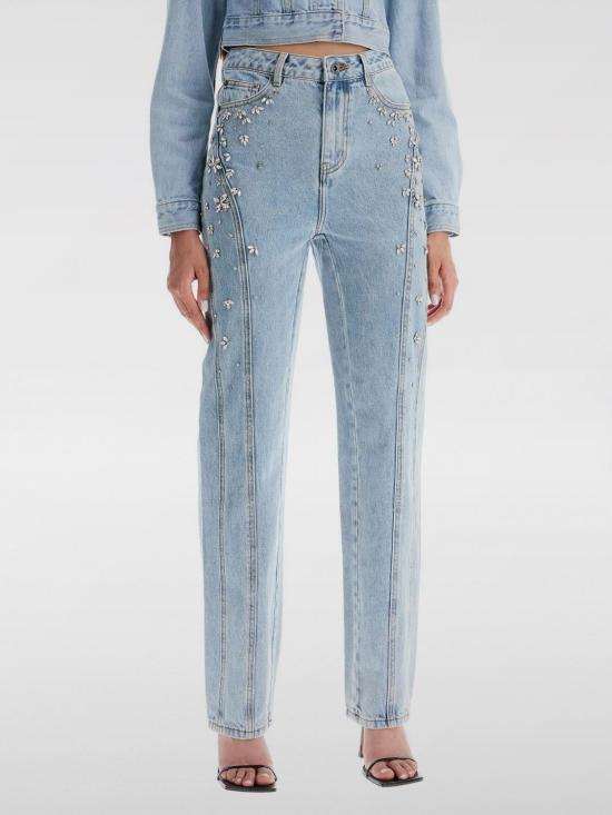  셀프 포트레이트 데님 팬츠 PF24829PBLLIGBL DOM - SELF PORTRAIT